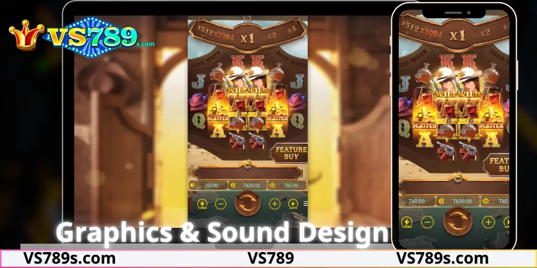 Wild Bounty Showdown PG Review – Gameplay, RTP, Big Wins, Free Spins, Features, Graphics & Complete Player Experience - VS789 2 Graphics & Sound Design