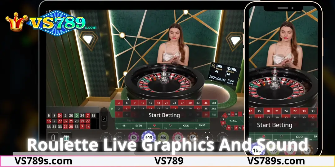 Roulette Live – Gameplay, Strategies, Features, VS789 Experience & Complete Beginner Guide 2 Roulette Live Graphics And Sound